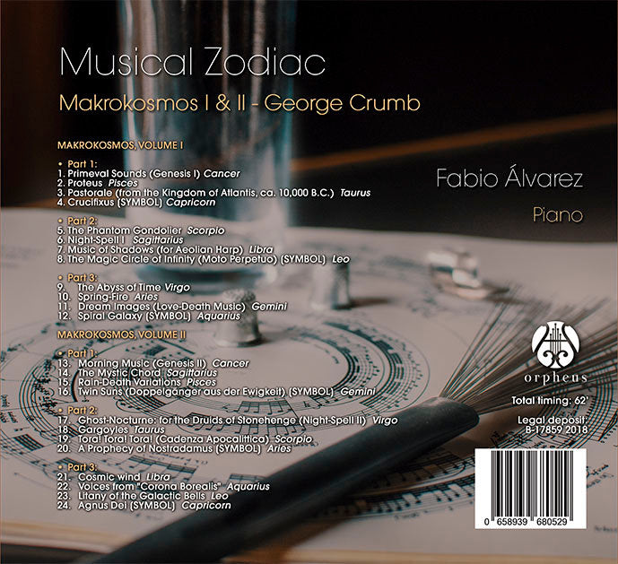 MUSICAL ZODIAC - George Crumb CD